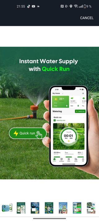 Programador de riego HiOazo