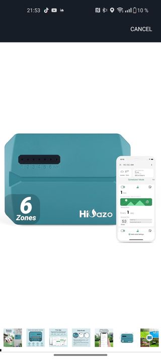 Programador de riego HiOazo