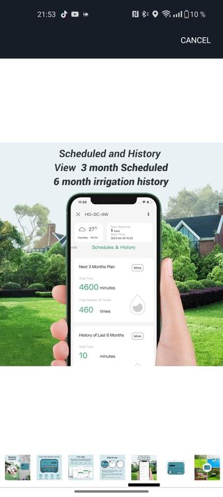 Programador de riego HiOazo