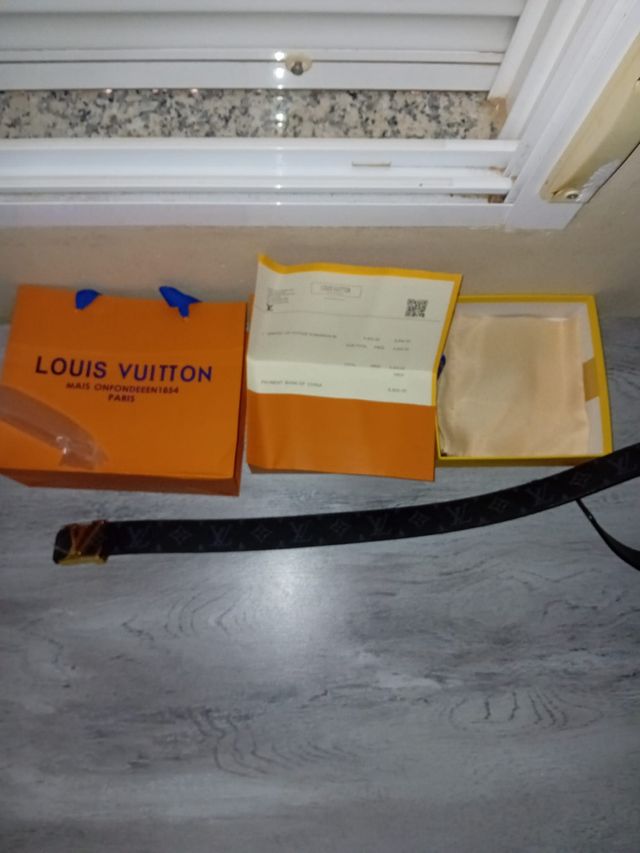 Cinturón Louis Vuitton Naranja