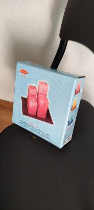 VELAS ROSAS CON PLATO
