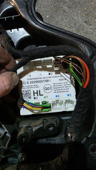 Módulo Elevalunas Puerta Trasera Izquierda W205
