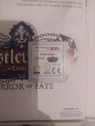Castlevania Lords of Shadow Mirror of Fate 3DS