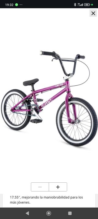 Bicicleta BMX Radio DICE 18 Morado