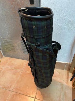 Bolsa de golf a cuadros
