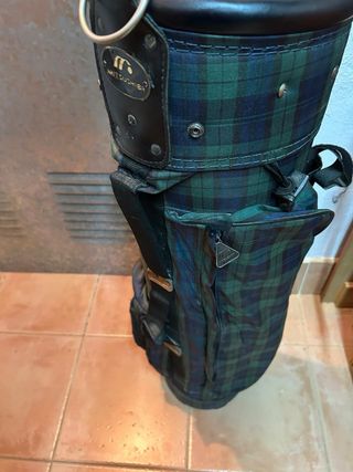 Bolsa de golf a cuadros