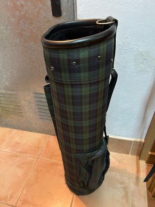 Bolsa de golf a cuadros