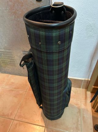 Bolsa de golf a cuadros