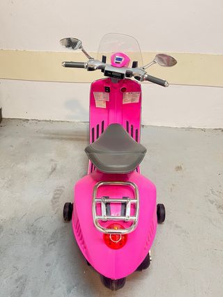Moto eléctrica infantil rosa
