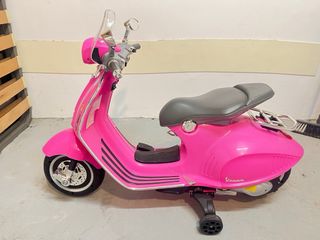 Moto eléctrica infantil rosa