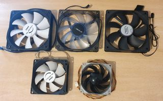 Lote de 5 ventiladores de PC