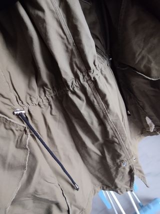 Parka verde + abrigo negro