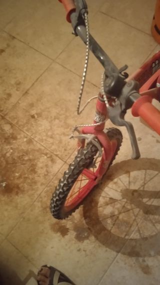 Bicicleta Infantil Roja