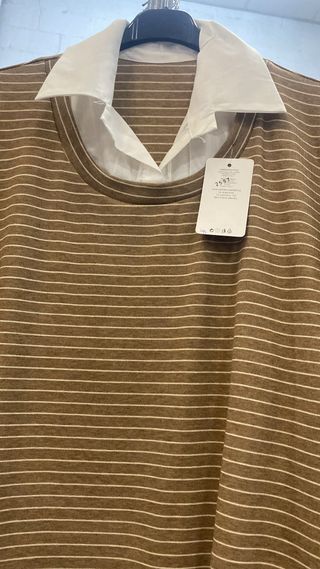Jersey verde de punto fino