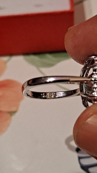 2 Anillos Plata 1 Ley Sello 925