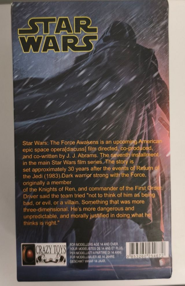 Kylo Ren de Crazy Toys