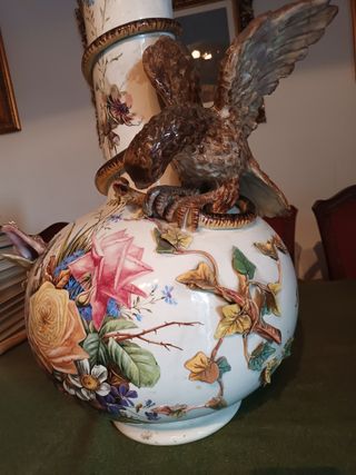 Grande Vaso Porcellana Stile Meissen