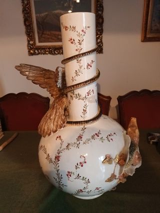 Grande Vaso Porcellana Stile Meissen