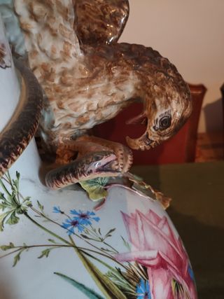 Grande Vaso Porcellana Stile Meissen