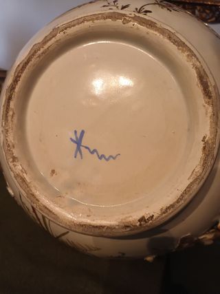 Grande Vaso Porcellana Stile Meissen