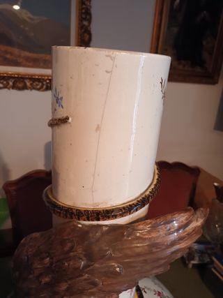 Grande Vaso Porcellana Stile Meissen