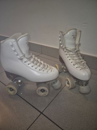 Patines de artístico Antares blancos
