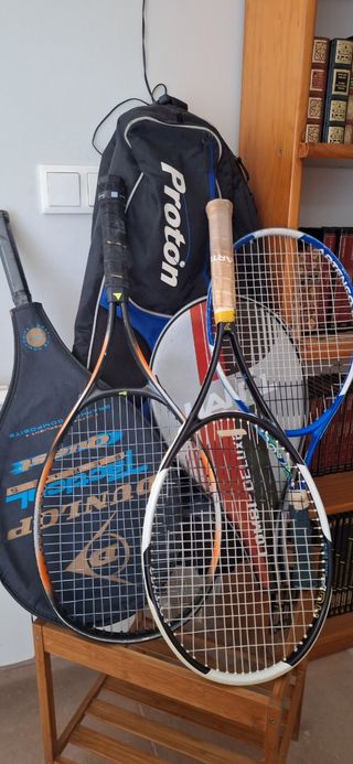 Raquetas de tenis y bolsa de transporte /deportiva