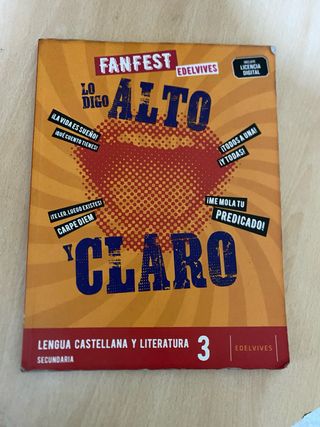 Libro de Lengua 3 ESO