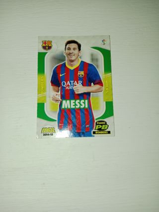 Cartas coleccionables Lionel Messi FC Barcelona