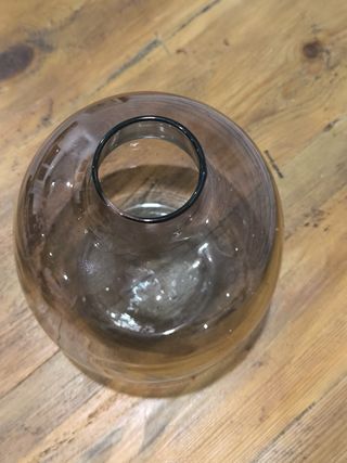 Jarrón de cristal Maison du Monde marrón