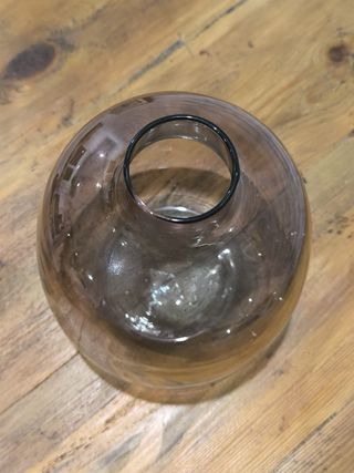 Jarrón de cristal Maison du Monde marrón