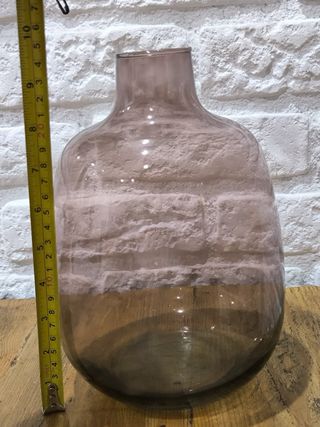 Jarrón de cristal Maison du Monde marrón