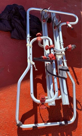 Portabicicletas Fiamma para 2 bicis + funda