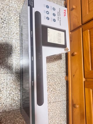 Barra de sonido TCL negra sin estrenar