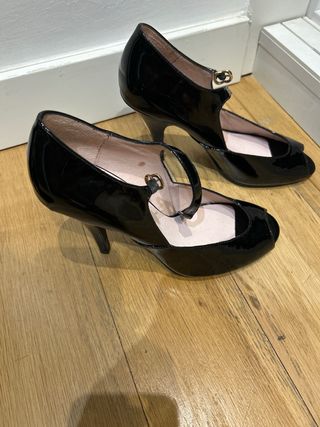 Zapatos de tacón Hazel charol negros
