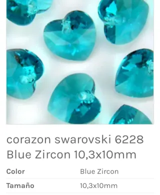 PENDIENTES PLATA DE LEY Y CRISTAL SWAROVSKI