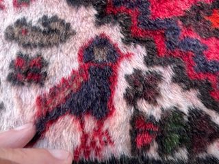 Alfombra de lana multicolor