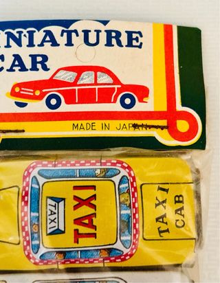 blister 8 Coches de Hojalata Japoneses años 60-70