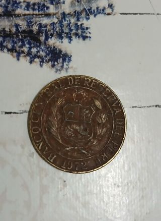 Moneda Perú 1972.
