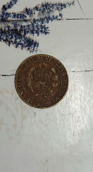 Moneda Perú 1972.
