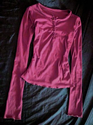 Camiseta manga larga estilo 2000s