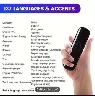 Traductor de Idiomas 137 idiomas