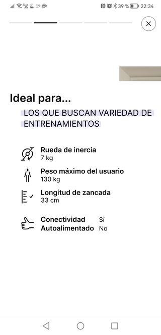 Bicicleta Elíptica Domyos