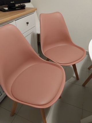 Sillas de comedor verdes (2 unidades)