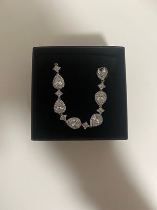 Pulsera lágrimas de ángel plata