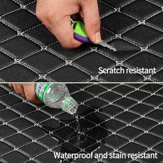 Alfombras Coche Mercedes Cuero Negro