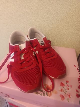 Zapatillas New Balance Rojas Talla 38