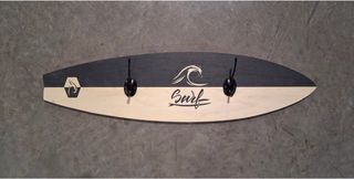 Percha Tabla de Surf Decorativa