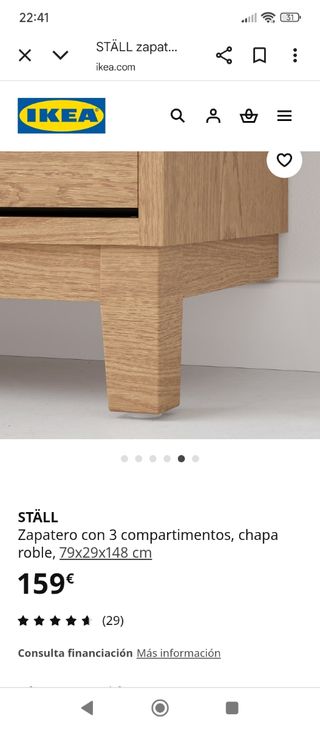 Zapatero Ställ Madera