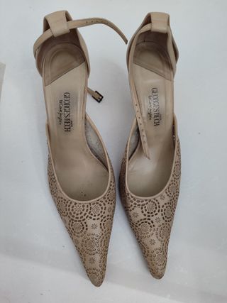 Georges Rech Zapato Pulsera Calado Beige